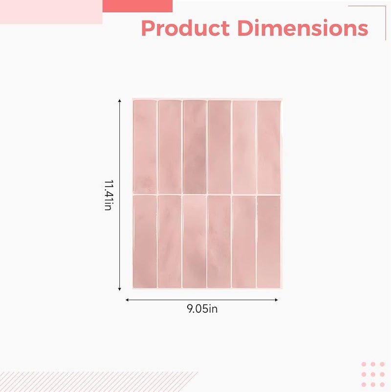 Self Adhesive 3D Wall Tile Backsplash For Kitchen And Bathroom 11 4 X 9 1 Inch - Image 4